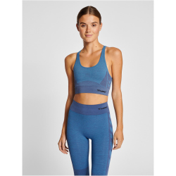 hummel hmlCLEA Seamless Sports Top 7197 - riviera/insignia blue melange XS