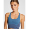 hummel hmlCLEA Seamless Sports Top 7197 - riviera/insignia blue melange XS