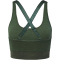 hummel hmlCLEA Seamless Sports Top 6159 - climbing ivy/beetle melange M