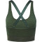 hummel hmlCLEA Seamless Sports Top 6159 - climbing ivy/beetle melange L