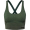 hummel hmlCLEA Seamless Sports Top 6159 - climbing ivy/beetle melange L