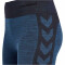 hummel hmlCLEA Seamless Mid-Waist Leggings Damen 7955 - insignia blue melange XS