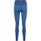 hummel hmlCLEA Seamless Mid-Waist Leggings Damen 7197 - riviera/insignia blue melange L