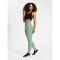 hummel hmlCLEA Seamless Mid-Waist Leggings Damen 6078 - chinois geen/silt green mel L