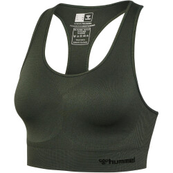 hummel hmlTIF Seamless Sport-BH Damen 6126 - climbing ivy XS