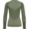 hummel First Seamless langarm Funktionsshirt Damen 6005 - sea spray XL/XXL