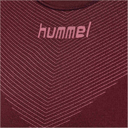hummel First Seamless langarm Funktionsshirt Damen 3070 - burgundy XS/S