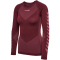 hummel First Seamless langarm Funktionsshirt Damen 3070 - burgundy XS/S