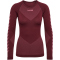 hummel First Seamless langarm Funktionsshirt Damen 3070 - burgundy M/L