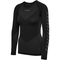 hummel First Seamless langarm Funktionsshirt Damen 2248 - black/obsidian XS/S