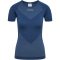 hummel First Seamless kurzarm Funktionsshirt Damen 8588 - vintage indigo XL/XXL