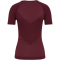 hummel First Seamless kurzarm Funktionsshirt Damen 3070 - burgundy XS/S