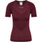 hummel First Seamless kurzarm Funktionsshirt Damen 3070 - burgundy XS/S