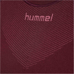 hummel First Seamless kurzarm Funktionsshirt Damen 3070 - burgundy XL/XXL