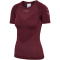 hummel First Seamless kurzarm Funktionsshirt Damen 3070 - burgundy XL/XXL