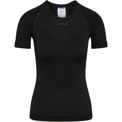 hummel First Seamless kurzarm Funktionsshirt Damen 2248 - black/obsidian XS/S