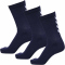 3er Pack hummel Fundamental Socken 7026 - marine 8 (32-35)