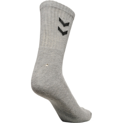 3er Pack hummel Basic Crew Sportsocken 2006 - grey melange 8 (32-35)