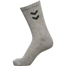 3er Pack hummel Basic Socken 2006 - grey melange 8 (32-35)