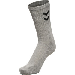 3er Pack hummel Basic Socken 2006 - grey melange 8 (32-35)
