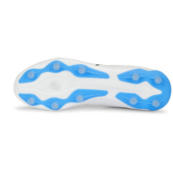 PUMA King Match FG/AG Fußballschuhe 01 - PUMA white/PUMA black/blue glimmer/ultra orange 41