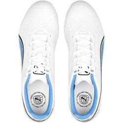 PUMA King Match FG/AG Fußballschuhe 01 - PUMA white/PUMA black/blue glimmer/ultra orange 41