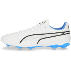 PUMA King Pro FG/AG Fußballschuhe 01 - PUMA white/PUMA black/blue glimmer/ultra orange 41