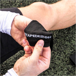 TAPEDESIGN Tubes Fu&szlig;ball Sleeve-Stutzen schwarz