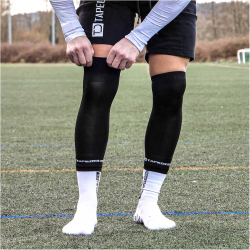 TAPEDESIGN Tubes Fu&szlig;ball Sleeve-Stutzen schwarz