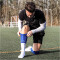 TAPEDESIGN Tubes Fußball Sleeve-Stutzen blau