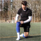 TAPEDESIGN Tubes Fußball Sleeve-Stutzen blau