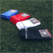 TAPEDESIGN Tubes Fußball Sleeve-Stutzen rot