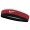 NIKE Swoosh Stirnband 118 - white/university red/black