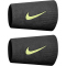 NIKE Tennis Premier Double-Wide Schwei&szlig;band Promo 053 - black/lt lemon twist