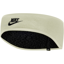 NIKE Club Fleece Stirnband Damen 121 - coconut milk/black