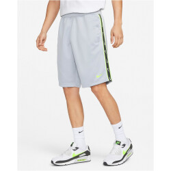 NIKE Sportswear Repeat Shorts Herren 012 - wolf grey/volt XS