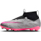 NIKE Jr. Air Zoom Mercurial Superfly 9 Pro XXV FG Firm-Ground Fußballschuhe Kinder 060 - metallic silver/hyper pink-black-volt 38.5