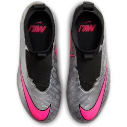 NIKE Jr. Zoom Mercurial Superfly 9 Academy XXV MG Multi-Ground Fu&szlig;ballschuhe Kinder 060 - metallic silver/hyper pink-black-volt 36