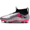NIKE Jr. Zoom Mercurial Superfly 9 Academy XXV MG Multi-Ground Fu&szlig;ballschuhe Kinder 060 - metallic silver/hyper pink-black-volt 36