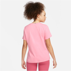 NIKE Dri-FIT Swoosh T-Shirt Damen 611 - coral chalk/pure/htr/white XXL