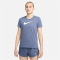 NIKE Dri-FIT Swoosh T-Shirt Damen 491 - diffused blue/white XXL