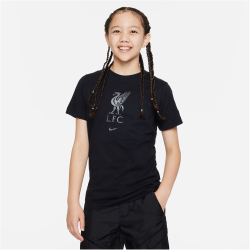 NIKE FC Liverpool Crest T-Shirt Kinder 010 - black XS...