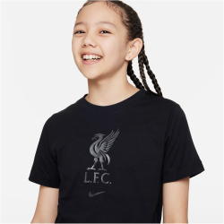 NIKE FC Liverpool Crest T-Shirt Kinder 010 - black XS...