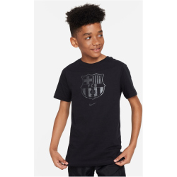 NIKE FC Barcelona Crest T-Shirt Kinder 010 - black S...