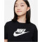NIKE Sportswear T-Shirt Mädchen 010 - black/white XL (156-166 cm)
