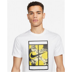 NIKECourt Tennis T-Shirt Herren 100 - white S