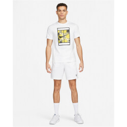 NIKECourt Tennis T-Shirt Herren 100 - white S