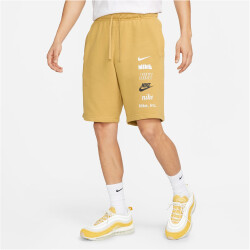 NIKE Club Fleece French Terry Shorts Herren 725 - wheat...