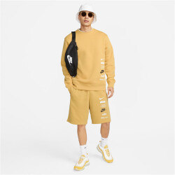 NIKE Club Fleece French Terry Shorts Herren 725 - wheat...