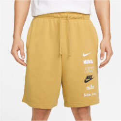 NIKE Club Fleece French Terry Shorts Herren 725 - wheat gold M